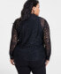 Plus Size Lace Blouse, Created for Macy's