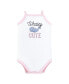 Baby Girls Cotton Sleeveless Bodysuits, Whaley Cute