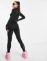 Threadbare Tall Ski base layer high neck long sleeve top and leggings set in black