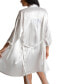 Женская пижама Linea Donatella Mrs Satin Wrap Bridal Robe, Chemise Nightgown Set