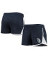 Women's Navy Tampa Bay Rays Stretch French Terry Shorts