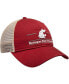 Men's Crimson Washington State Cougars Split Bar Trucker Adjustable Hat