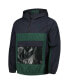 Men's Green Liverpool Anorak Hoodie Quarter-Zip Jacket