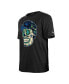 Men's and Women's Black Minnesota Timberwolves Sugar Skull T-Shirt