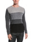 Qi Cashmere Colorblocked Cashmere Sweater Men's