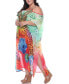 Plus Size Sheer Maxi Caftan