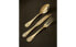 Decorative engraved cutlery set