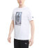 Puma Bmw Motorsport Graphic Crew Neck Short Sleeve T-Shirt Mens White Casual Top