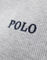 Polo Ralph Lauren lounge henley waffle long sleeve t-shirt in grey