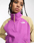 The North Face Class V pullover jacket in purple and stone