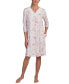 Women's Floral Lace-Trim Nightgown