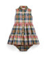 Baby Girls Plaid Cotton Madras Shirtdress