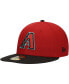 Men's Red Arizona Diamondbacks Jackie Robinson Day Side Patch 59FIFTY Fitted Hat