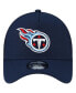 Men's Navy Tennessee Titans A-Frame Trucker 9FORTY Adjustable Hat