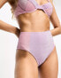 The Frolic rubellite bikini bottom in pink and purple