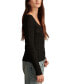 Women's Textured-Lace Square-Neck Top