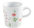 Tasse 0,09 l Wildblume blau/rot