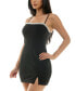 Juniors' Imitation-Pearl Neckline Bodycon Dress