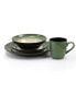 Grand Jade Luxurious Dinnerware with Complete Set of 16 Pieces