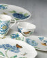 Set of 4 Butterfly Meadow Blue Assorted Dessert Plates