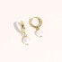 18K Gold Plated Freshwater Pearls - Pete Earrings For Women