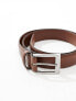 New Look formal belt in tan