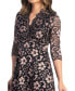 Women's Mon Cherie Floral Lace Cocktail Dress