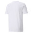 Puma Bmw Motorsport Graphic Crew Neck Short Sleeve T-Shirt Mens White Casual Top