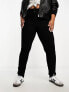 COLLUSION Plus x001 high rise skinny jeans in black