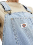 Dickies classic denim dungarees in vintage blue