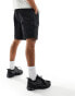 River Island cargo shorts in black