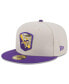 Men's Stone, Purple Minnesota Vikings 2023 Salute To Service 59FIFTY Fitted Hat