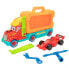 COLORBABY Portavehicles And Toolbox 2 In 1 With Light And Sound Smart Theory Truck