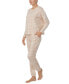 Woman's 2-Pc. Long-Sleeve Jogger Pajamas Set