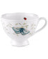 Butterfly Meadow Scalloped 8 ounce Porcelain Cup