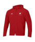 Men's Red Wisconsin Badgers Unstoppable Raglan Full-Zip Jacket