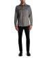 Men's Faux Suede Exposed Zippers Shirt Jacket