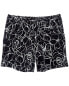 Ted Baker Floral Seersucker Swim Short Men's Black 6