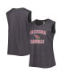 Women's Heather Charcoal Arizona Cardinals Plus Size Tank Top