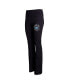 Women's Black North Carolina Tar Heels Enclave Tri-Blend Flared Leggings