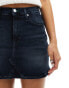 Tommy Jeans Izzie denim mini skirt in dark wash