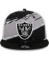 Men's Black Las Vegas Raiders Tear Trucker 9FIFTY Snapback Hat