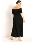 Plus Size Off The Shoulder Maxi Dress