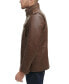 Men's Faux Leather Four Pocket Field Jacket