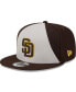 Men's Brown San Diego Padres 2024 Batting Practice 9FIFTY Snapback Hat