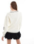 Never Fully Dressed Mystical tattoo knit cardigan in cream