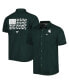 Men's PFG Green Michigan State Spartans Slack Tide Camp Button-Up Shirt