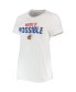 Women's White Kansas Jayhawks More Is Possible T-shirt