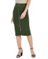 Women's Ponte Zip-Front Pencil Skirt, Created for Macy's