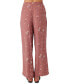 Juniors' Rylan Venus Ditsy Wide-Leg Pants